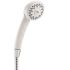 Delta 1-Spray Patterns 2.50 GPM 2 in. Wall Mount Handheld Shower Head in White