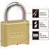 Master Lock Combination Lock, Resettable, Numbers