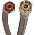 Fluidmaster 1/2 in. Compression x 1/2 in. F.I.P. x 12 in. L Braided Stainless Steel Faucet Connector