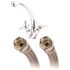 Fluidmaster 3/8 in. Compression x 3/8 in. Compression x 16 in. L Braided Stainless Steel Faucet Connector