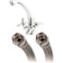 Fluidmaster 3/8 in. Compression x 3/8 in. Compression x 20 in. L Braided Stainless Steel Faucet Connector