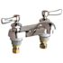 Chicago Faucets Two-Handle Kitchen Faucet in Chrome with Lever Handles