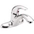 Delta Teck 4 in. Centerset Single-Handle Bathroom Faucet in Polished Chrome