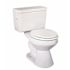 EcoLogic Round Front Toilet Bowl in White