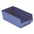 QUANTUM STORAGE SYSTEMS 1 Gal. - 6-5/8 in. Economy Shelf Bin, Blue