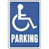 HY-KO 18 in. x 12 in. Heavy-Duty Aluminum Handicapped Parking Traffic Sign