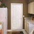Masonite 24 in. x 80 in. Textured 6-Panel Primed White Hollow Core Composite Interior Door Slab