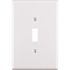 Leviton 1-Gang White Toggle Plastic Jumbo/Oversized Wall Plate (1-Pack) 88101-W