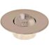 Watco Nufit Presflo Bathtub Drain With Plastic Stopper, Chrome-Plated