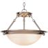 Monument 2 Lights Brushed Nickel Pendant