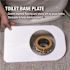 Oatey White Plastic Square Toilet Base Plate