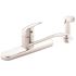 CLEVELAND FAUCET GROUP Cornerstone Single-Handle Kitchen Faucet in Chrome with Side Spray