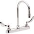 Delta Commercial 8 in. Widespread 2-Handle High-Arc Bathroom Faucet in Chrome