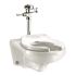 American Standard Afwall Top Spud 1.6 GPF Single Flush Elongated Flush Valve Toilet Bowl Only in White