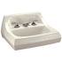 KOHLER Kingston Wall-Mount Vitreous China Bathroom Sink in White with Overflow Drain