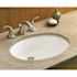 KOHLER Caxton 19-1/4 in. Oval Vitreous China Undermount Bathroom Sink in White