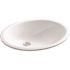 KOHLER Caxton 19-1/4 in. Oval Vitreous China Undermount Bathroom Sink in White