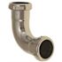Premier 1-1/2 in. x 2.56 in. Brass Double Slip 90-Degree Elbow, Chrome