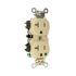 Leviton 20 Amp 125 V Hospital Grade Duplex Outlet/Receptacle, Ivory (1-Pack) 8300-HI