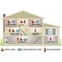 BRK Brands 120-Volt Hardwire, Ionization Sensor Smoke Alarm Detector Perfect Mount with Battery Backup