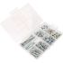 Gardner Bender #6-32 Flat and Oval Head Slotted Machine Screws with Wall Plate Screws (260-Piece)