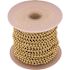 Satco 1/8 in. Brass Beaded Chain with 100 ft. Spool