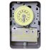 Intermatic T100 Series 40 Amp 24-Hour Indoor Mechanical Timer with Double Pole Single Throw Switching 120 VAC, Gray