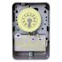 Intermatic T100 Series 208V to 250V 23-Hour Indoor Mechanical Water Heater Timer Switch DPST, Gray