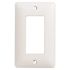 TAYMAC 1-Gang Decorator Wallplate, White