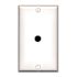 Preferred Industries White 1-Gang 1-Phone/1-Coaxial Wall Plate (1-Pack)