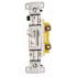 HUBBELL WIRING 15 Amp 120-Volt Single-Pole Toggle Switch, White