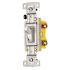 HUBBELL WIRING 15 Amp 120-Volt 3-Way Toggle Switch, White