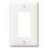 HUBBELL WIRING White 1-Gang Decorator Wall Plate