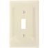 HUBBELL WIRING 1-Gang MIDI Toggle Wall Plate, White