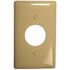 HUBBELL WIRING Ivory 1-Gang Toggle Wall Plate (1-Pack)