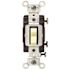 Leviton 20 Amp Commercial Grade Single-Pole Toggle Switch, Ivory CS120-2I