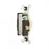 Leviton 20 Amp Commercial Grade Grounding Single Outlet, Ivory 5801-I
