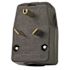Leviton 30 Amp 125-Volt 2-Pole Angle Travel Trailer Plug, Black 830-T