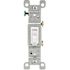 Leviton 15 Amp Single-Pole Toggle Light Switch, White 1451-2W