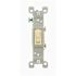 Leviton 15 Amp Single-Pole Toggle Switch, Ivory 1451-2I