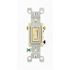 Leviton 15 Amp 3-Way Toggle Switch, Ivory 1453-2I