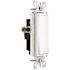 Leviton Decora 15 Amp Grounding Rocker Light Switch with Quickwire, White