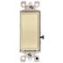 Leviton 120-Volt/277-Volt15 Amp 3-Way Decora Residential Grade AC Quiet Rocker Switch, Ivory 5603-2I