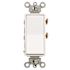Leviton 120/277-Volt 15 Amp 4-Way Decora Residential Grade AC Quiet Rocker Switch, White
