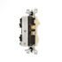 Leviton 15 Amp Commercial Grade Combination Single Pole Toggle Switch and Receptacle, Ivory 5225-I