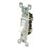 Leviton 15 Amp CO/ALR AC Quiet Toggle Switch, White 2651-2W