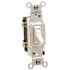 Leviton 15 Amp 3-Way CO/ALR AC Quiet Toggle Switch, Ivory 2653-2I