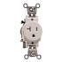 Leviton 20 Amp 125 V Tamper Resistant Single Outlet/Receptacle, White (1-Pack) T5020-W