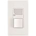 Leviton Decora 15 Amp Residential Grade Combination Rocker Switch and LED Guide Light, White