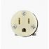 Leviton 15 Amp 125-Volt Industrial Grade Straight Blade Female Connector, Black/White